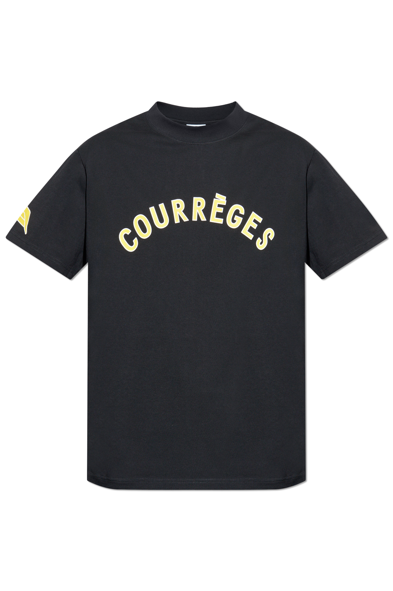 Tシャツ・カットソー Courreges Black T-Shirt With Logo Black T-shirt with printed logo Kenzo - Vitkac Italy